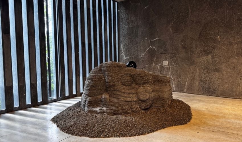 3D printed with soil
